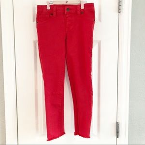 Cat & Jack Red Super Stretch Jeggings 8